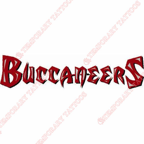 Tampa Bay Buccaneers Customize Temporary Tattoos Stickers NO.823